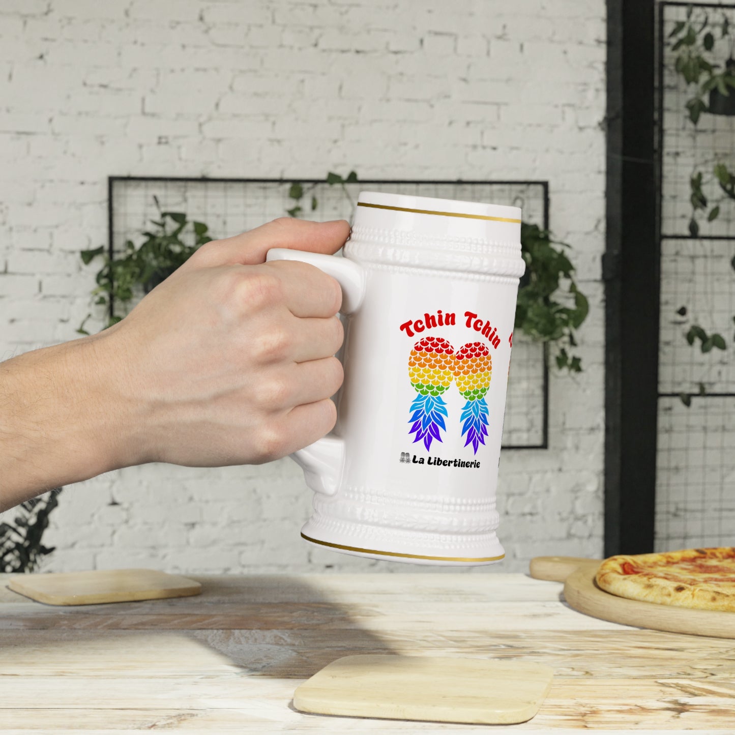 Chope à bière Tchin Tchin LGBTQ+