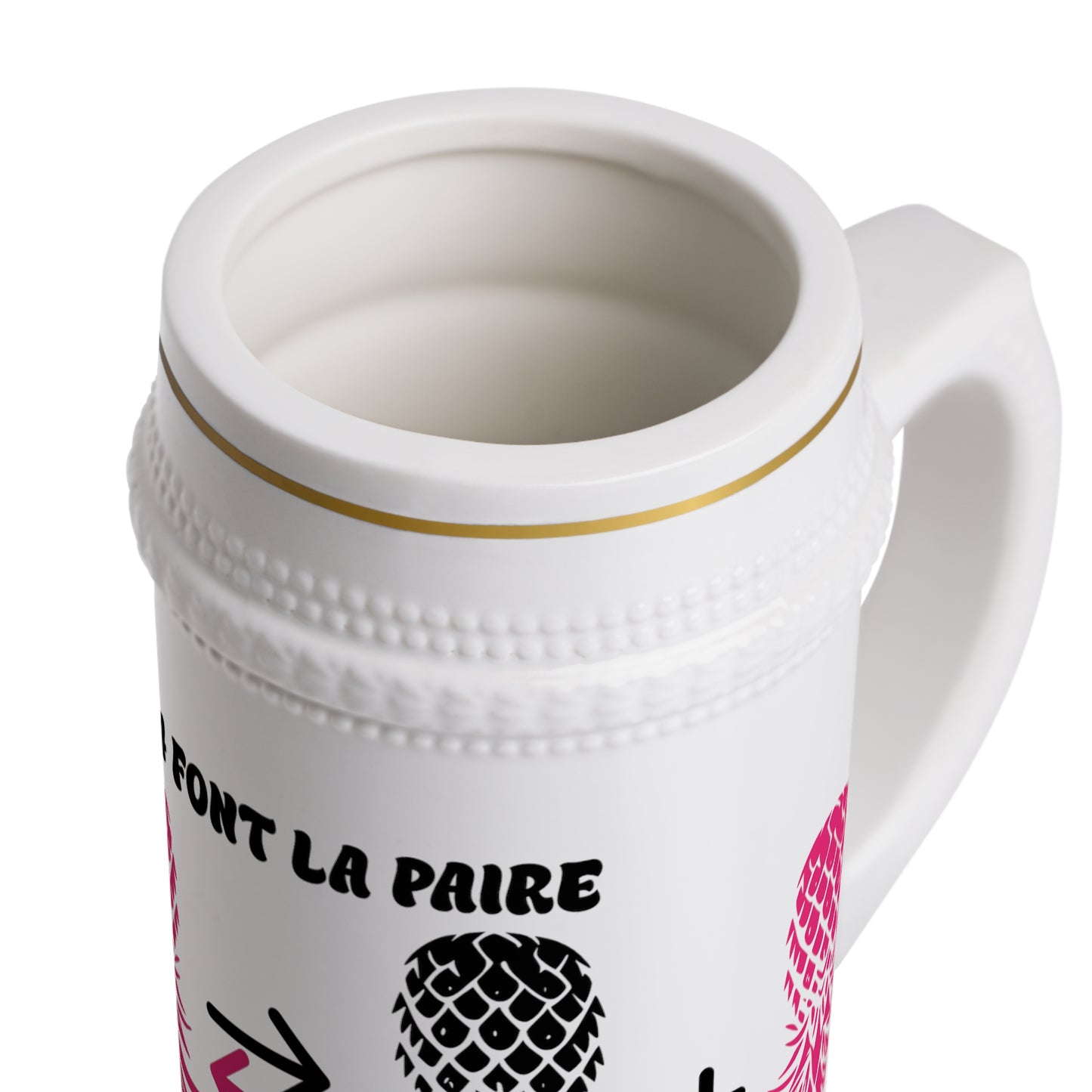 Chope à bière Les 4 font la paire