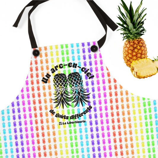 Tablier Un arc-en-ciel d'ananas