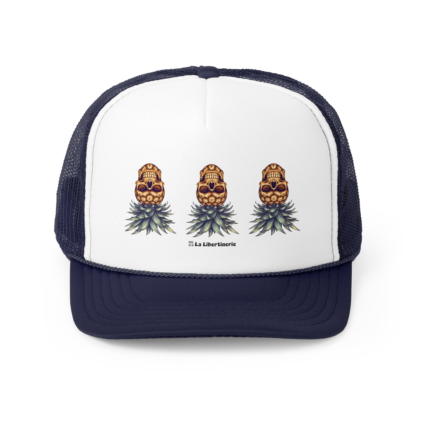 Casquette trucker Ananas crâne