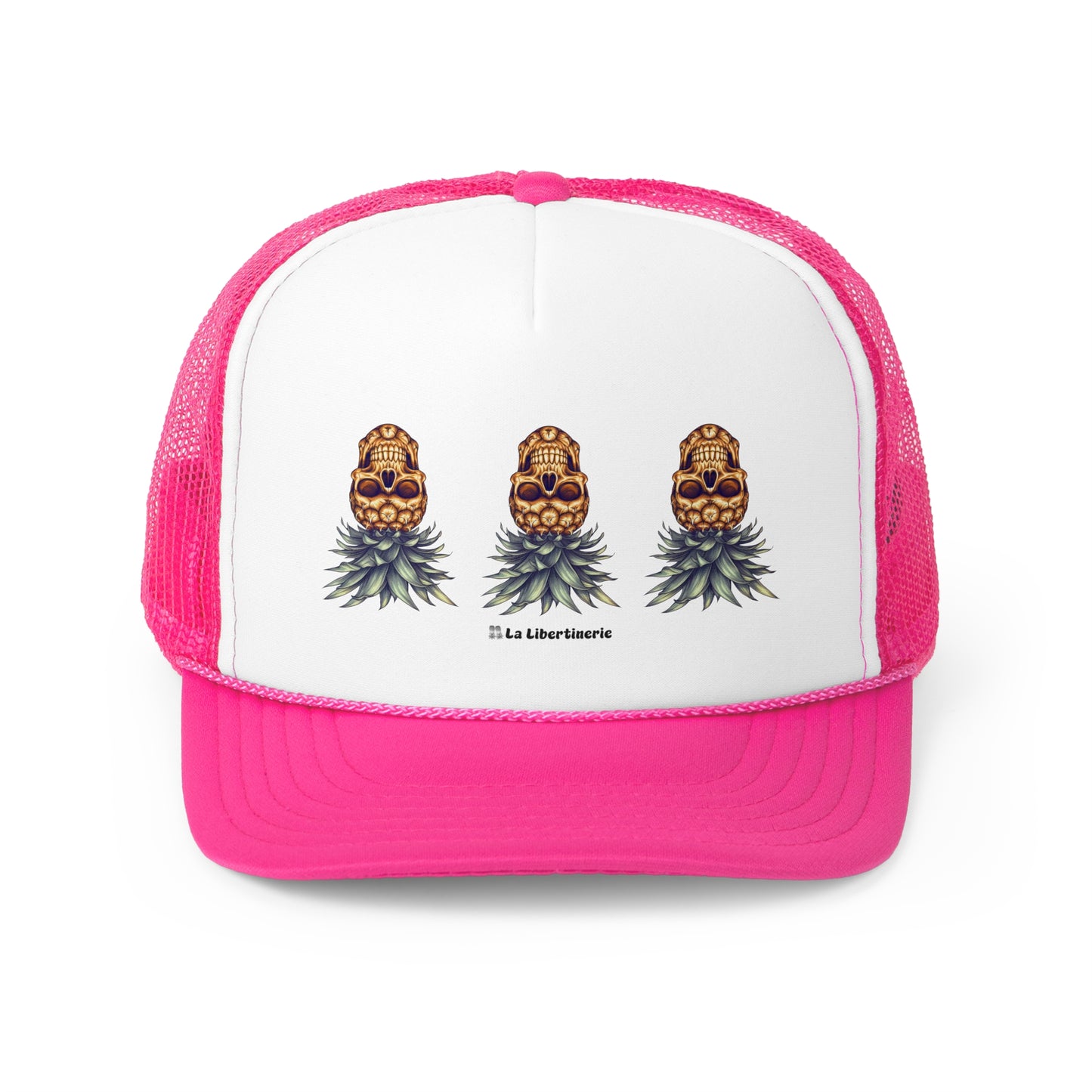 Casquette trucker Ananas crâne